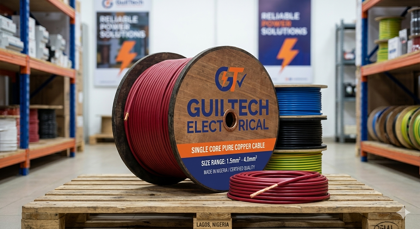Single Core Pure Copper Cable (1.5mm – 4.0mm)